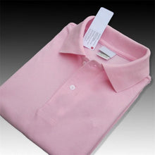 Load image into Gallery viewer, 2019 Summer Brand Short Sleeve Polo Shirt Male Casual 100% Cotton Turn-down Collar Crocodile Breathable Polos Shirts Tops Teees