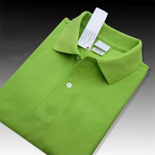 Load image into Gallery viewer, 2019 Summer Brand Short Sleeve Polo Shirt Male Casual 100% Cotton Turn-down Collar Crocodile Breathable Polos Shirts Tops Teees
