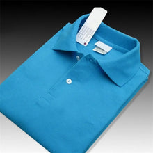 Load image into Gallery viewer, 2019 Summer Brand Short Sleeve Polo Shirt Male Casual 100% Cotton Turn-down Collar Crocodile Breathable Polos Shirts Tops Teees