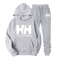 Load image into Gallery viewer, 2019 Fashion Boutique Helly Hansen Print Sweatshirt + Trousers Tracksuit Men Hip Hop Autumn Men Brand Clothes Hoodies+Pants Sets