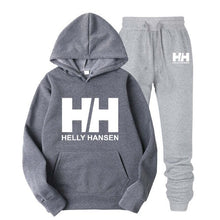 Load image into Gallery viewer, 2019 Fashion Boutique Helly Hansen Print Sweatshirt + Trousers Tracksuit Men Hip Hop Autumn Men Brand Clothes Hoodies+Pants Sets