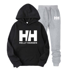 Load image into Gallery viewer, 2019 Fashion Boutique Helly Hansen Print Sweatshirt + Trousers Tracksuit Men Hip Hop Autumn Men Brand Clothes Hoodies+Pants Sets