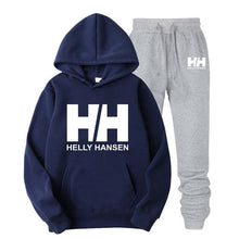 Load image into Gallery viewer, 2019 Fashion Boutique Helly Hansen Print Sweatshirt + Trousers Tracksuit Men Hip Hop Autumn Men Brand Clothes Hoodies+Pants Sets