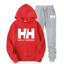 Load image into Gallery viewer, 2019 Fashion Boutique Helly Hansen Print Sweatshirt + Trousers Tracksuit Men Hip Hop Autumn Men Brand Clothes Hoodies+Pants Sets