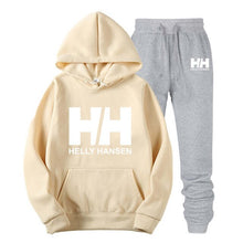 Load image into Gallery viewer, 2019 Fashion Boutique Helly Hansen Print Sweatshirt + Trousers Tracksuit Men Hip Hop Autumn Men Brand Clothes Hoodies+Pants Sets